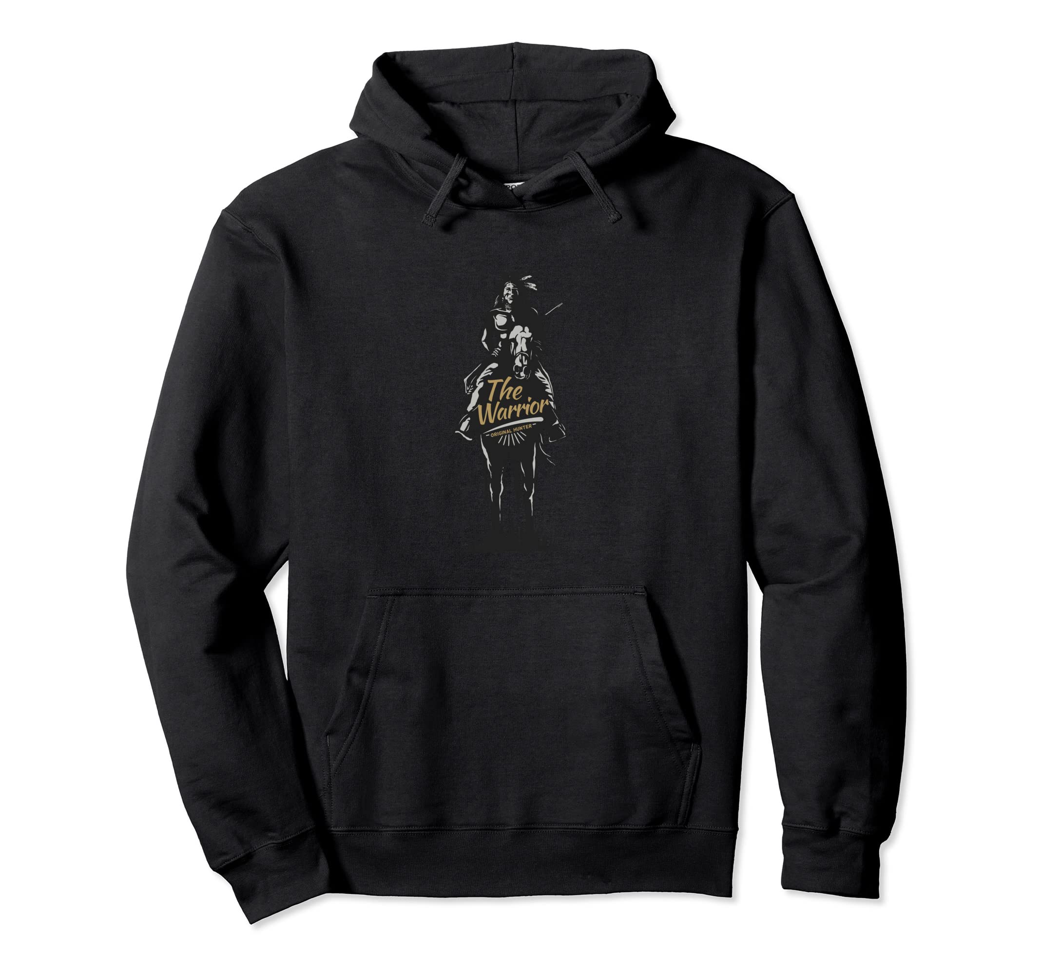 Warrior Unique Wild West Cowboy Horse Hoodie - Graphic Print Men Women - T-Shirt, Sweatshirt, Hoodie