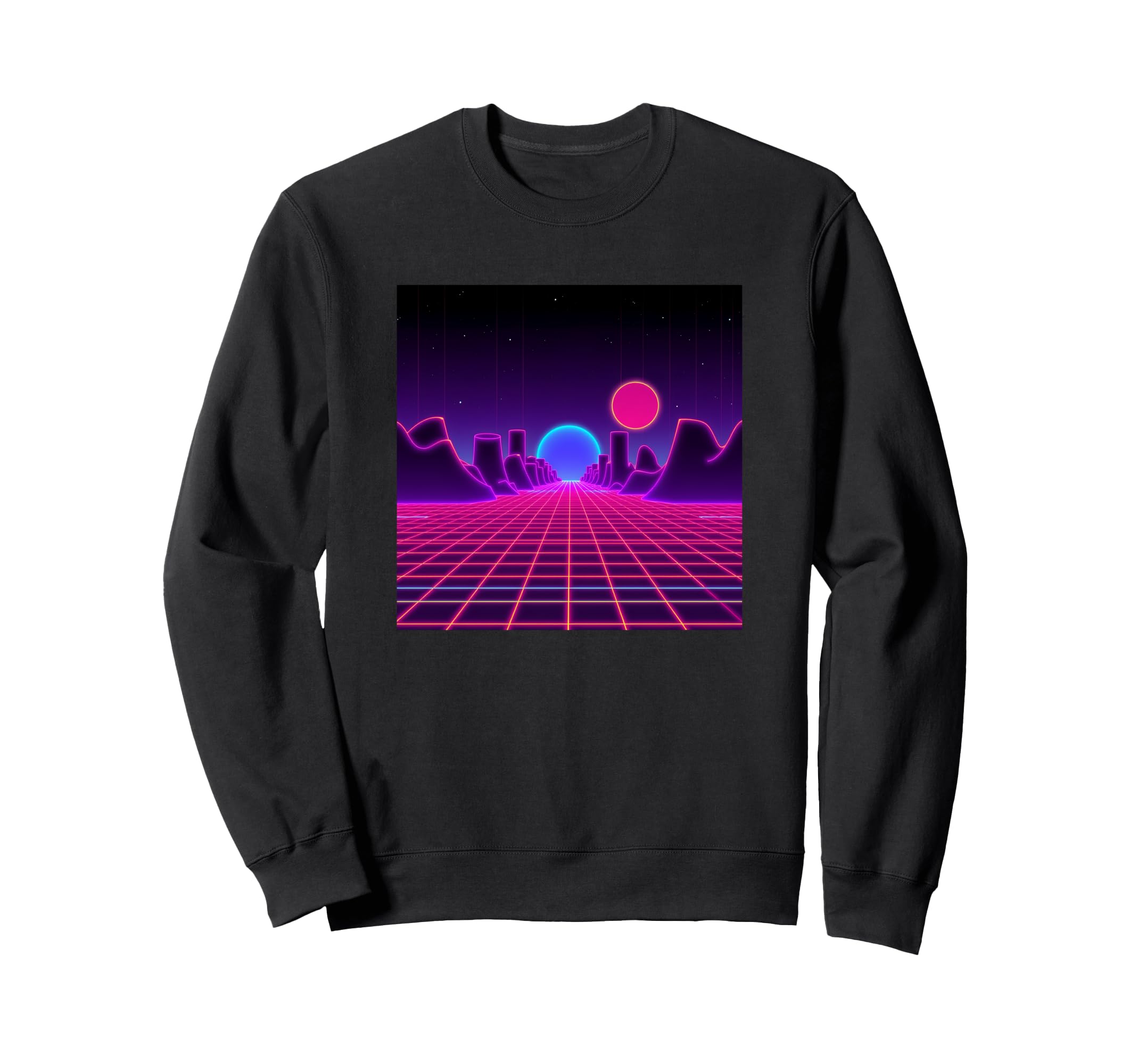 Aesthetic Vaporwave Synthwave 80S 90S Sweatshirt - Streetwear Style Unisex - T-Shirt, Sweatshirt, Hoodie