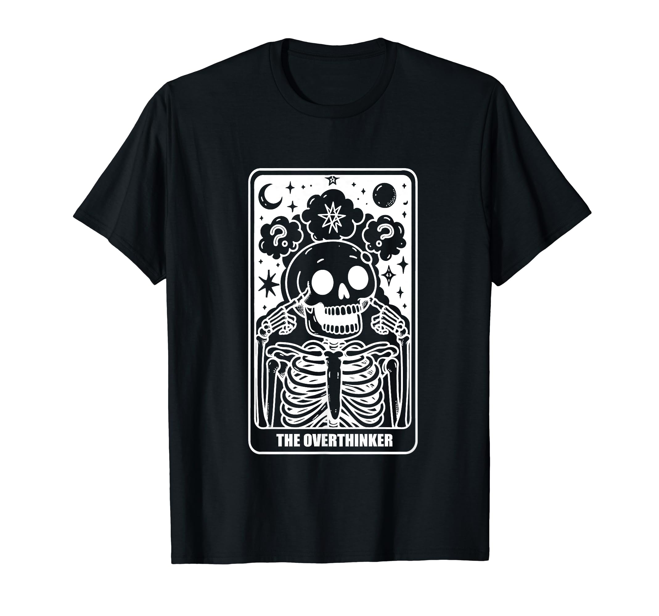 Funny Skeleton Tarot Card T-Shirt - Streetwear Style for Adults - T-Shirt, Sweatshirt, Hoodie