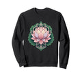 Lotus Mandala Yoga Meditation Sweatshirt - Unique Graphic for Adults - T-Shirt, Sweatshirt, Hoodie