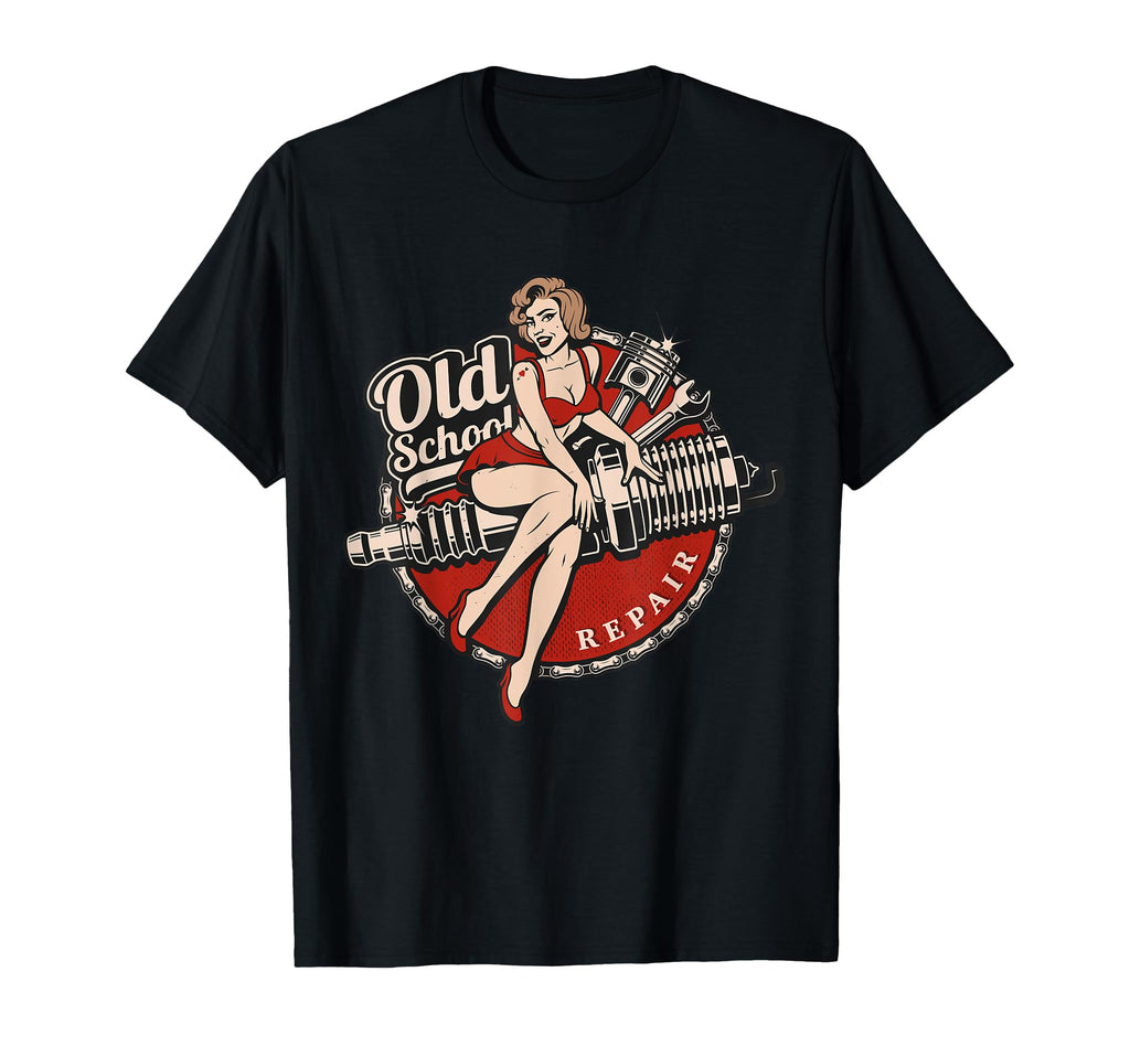 Hot Rod Car Rockabilly Old School T-Shirt - Streetwear Style for Adults - T-Shirt, Sweatshirt, Hoodie