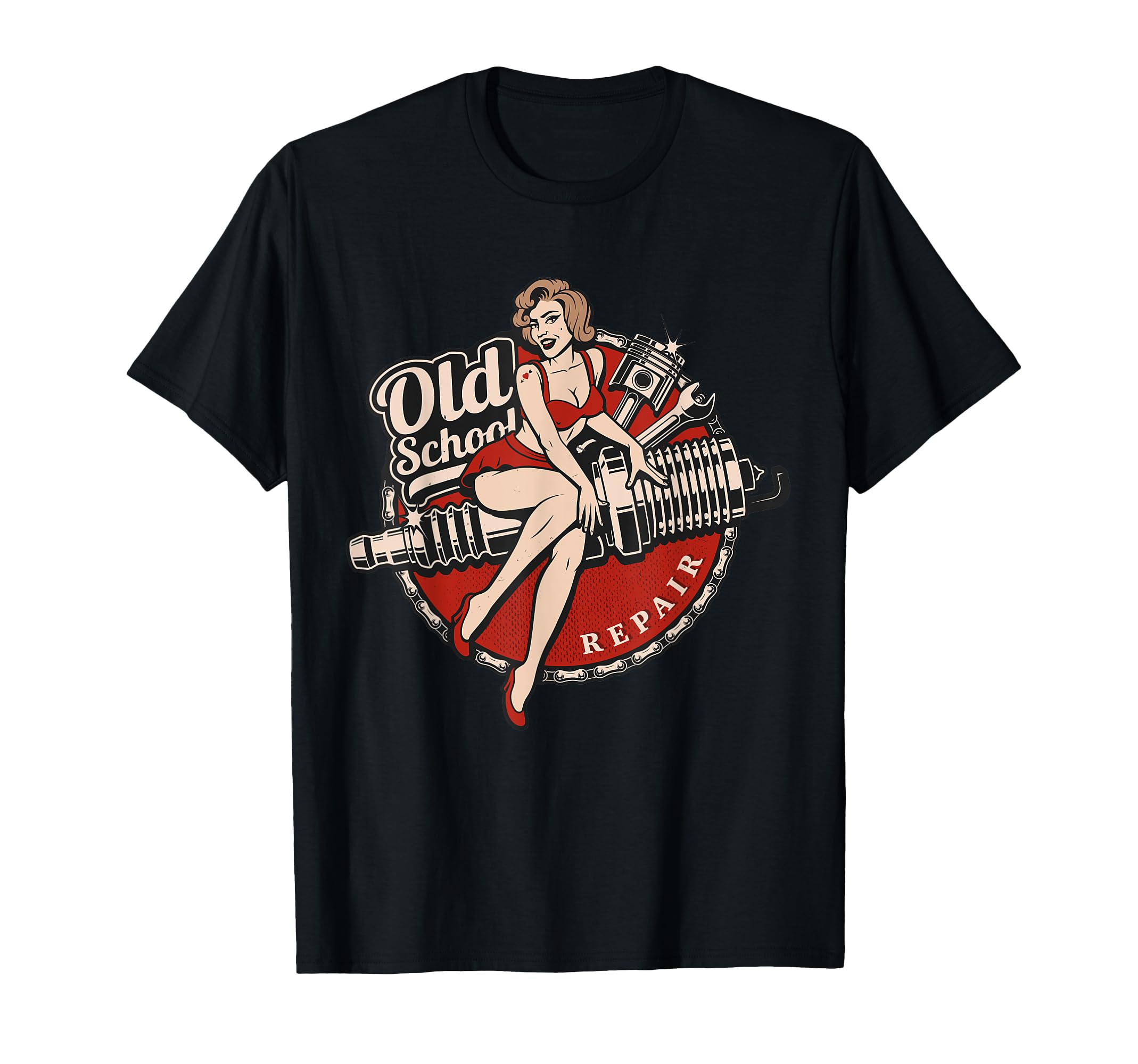 Hot Rod Car Rockabilly Old School T-Shirt - Streetwear Style for Adults - T-Shirt, Sweatshirt, Hoodie