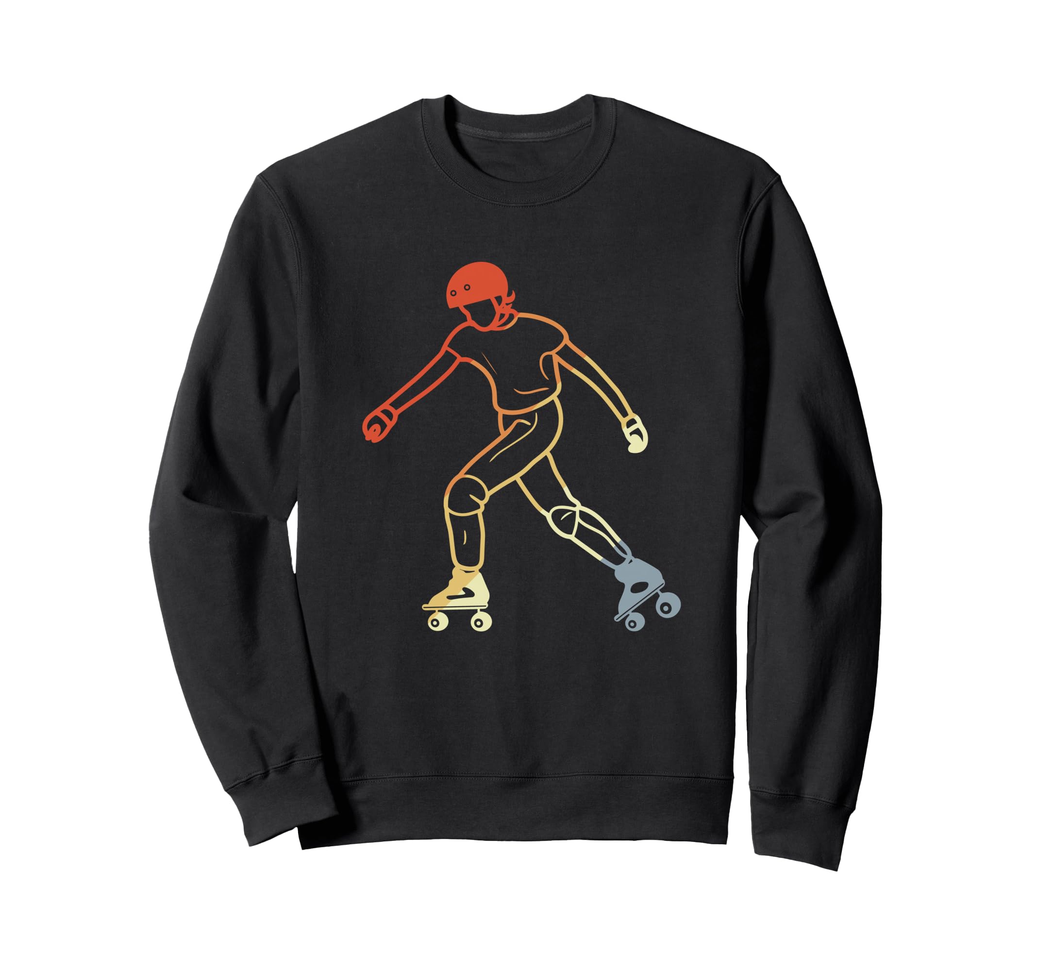 Roller Skating Sketch Sweatshirt - Unique Graphic for Adults - T-Shirt, Sweatshirt, Hoodie