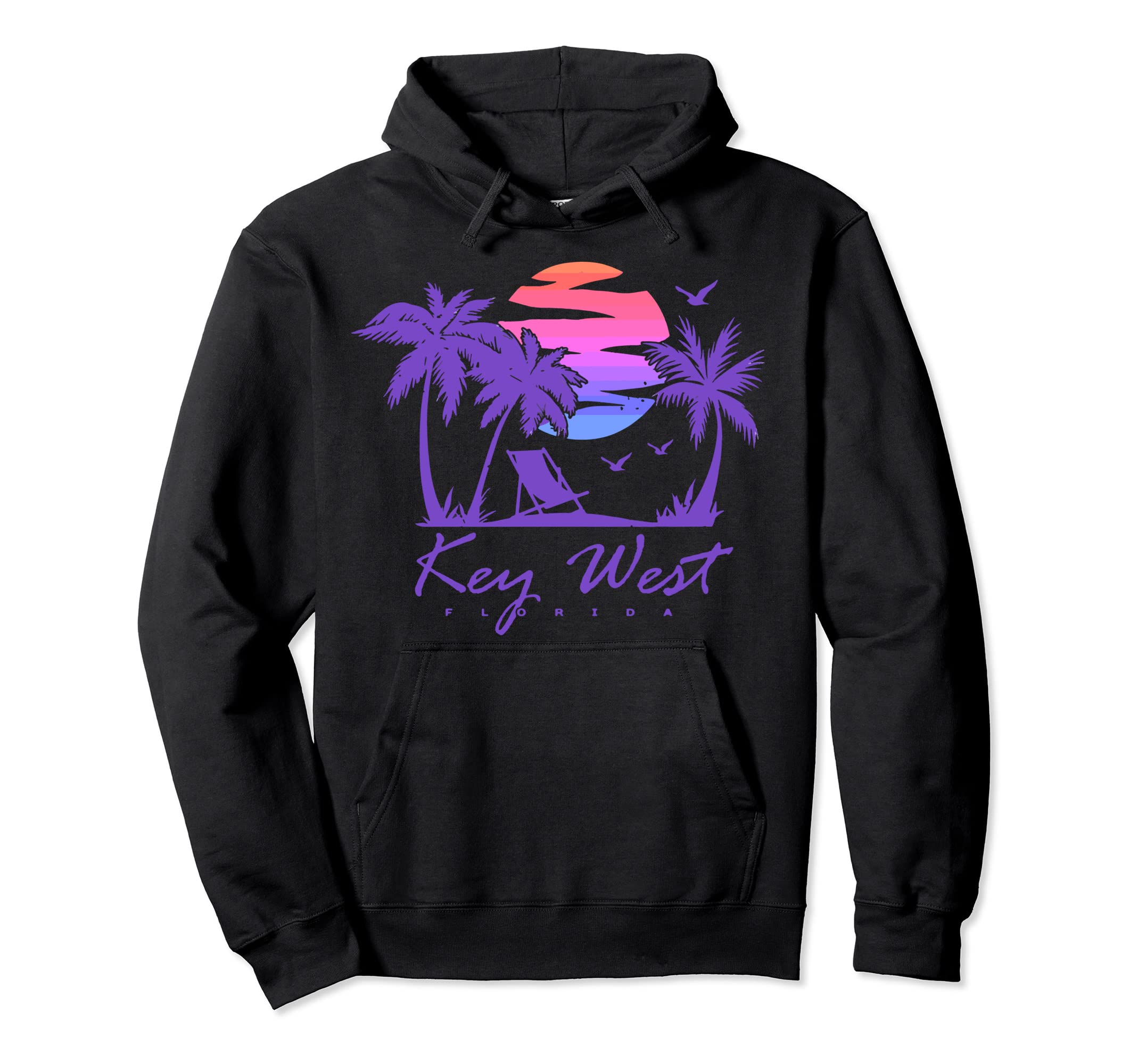 Key West Florida Spring Break Vacation Hoodie - Novelty Apparel Unisex - T-Shirt, Sweatshirt, Hoodie