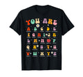 You Are Empowering Words Alphabet T-Shirt - Trendy Graphic Men Women - T-Shirt, Sweatshirt, Hoodie