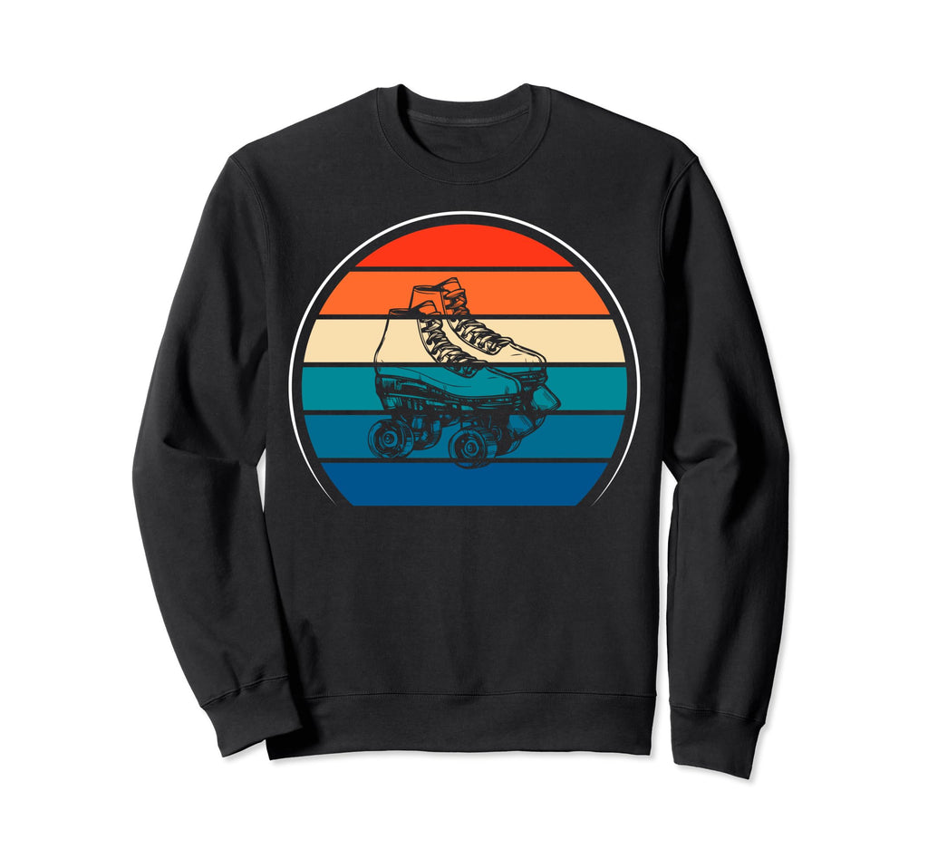 Roller Skating 70S 80S Sweatshirt - Fun Novelty Design for Adults - T-Shirt, Sweatshirt, Hoodie