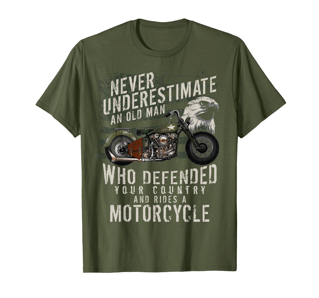 Mens Us Veteran Military Motorcycle T-Shirt - Aesthetic Graphic Men Women - T-Shirt, Sweatshirt, Hoodie