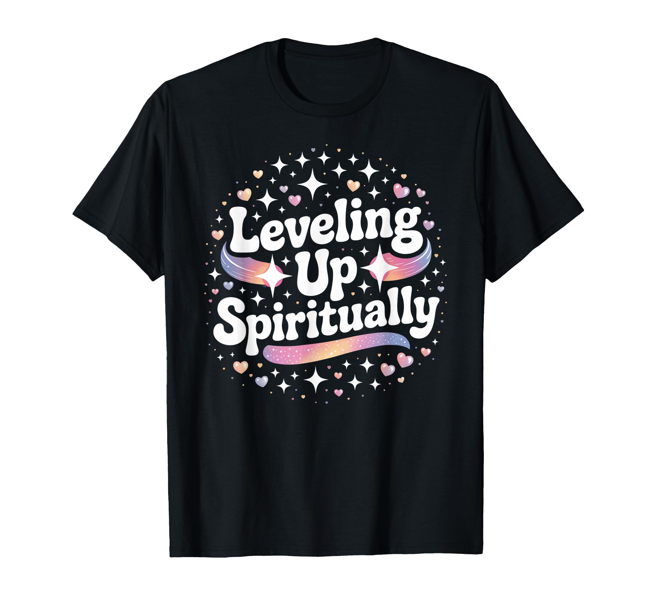 Leveling Up Spiritually Mindfulness T-Shirt - Novelty Apparel Men Women - T-Shirt, Sweatshirt, Hoodie
