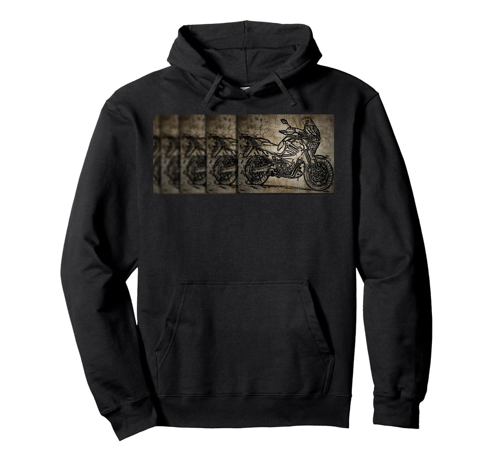 Super Tenere Adventure Bike Enduro Hoodie - Casual Everyday Wear Men Women - T-Shirt, Sweatshirt, Hoodie