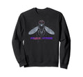 Antisocial Butterfly Housefly Introvert Sweatshirt - Trendy Graphic Unisex - T-Shirt, Sweatshirt, Hoodie