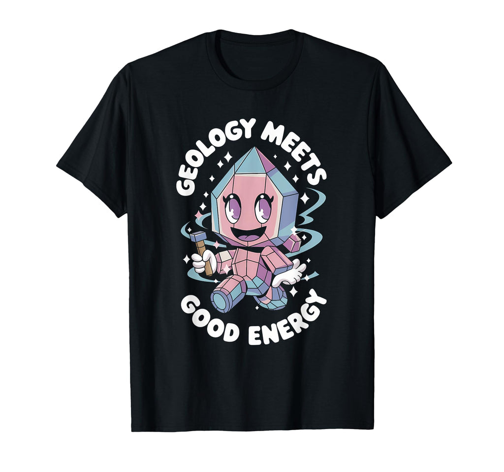 Healing Stone Crystals Energy T-Shirt - Fun Novelty Design for Adults - T-Shirt, Sweatshirt, Hoodie