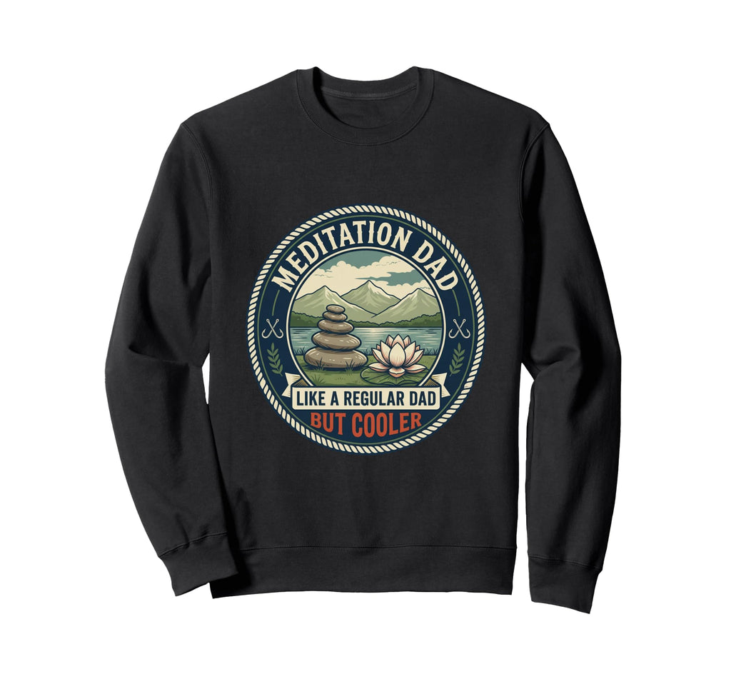 Meditation Dad Mindfulness Yoga Sweatshirt - Fun Novelty Design Unisex - T-Shirt, Sweatshirt, Hoodie