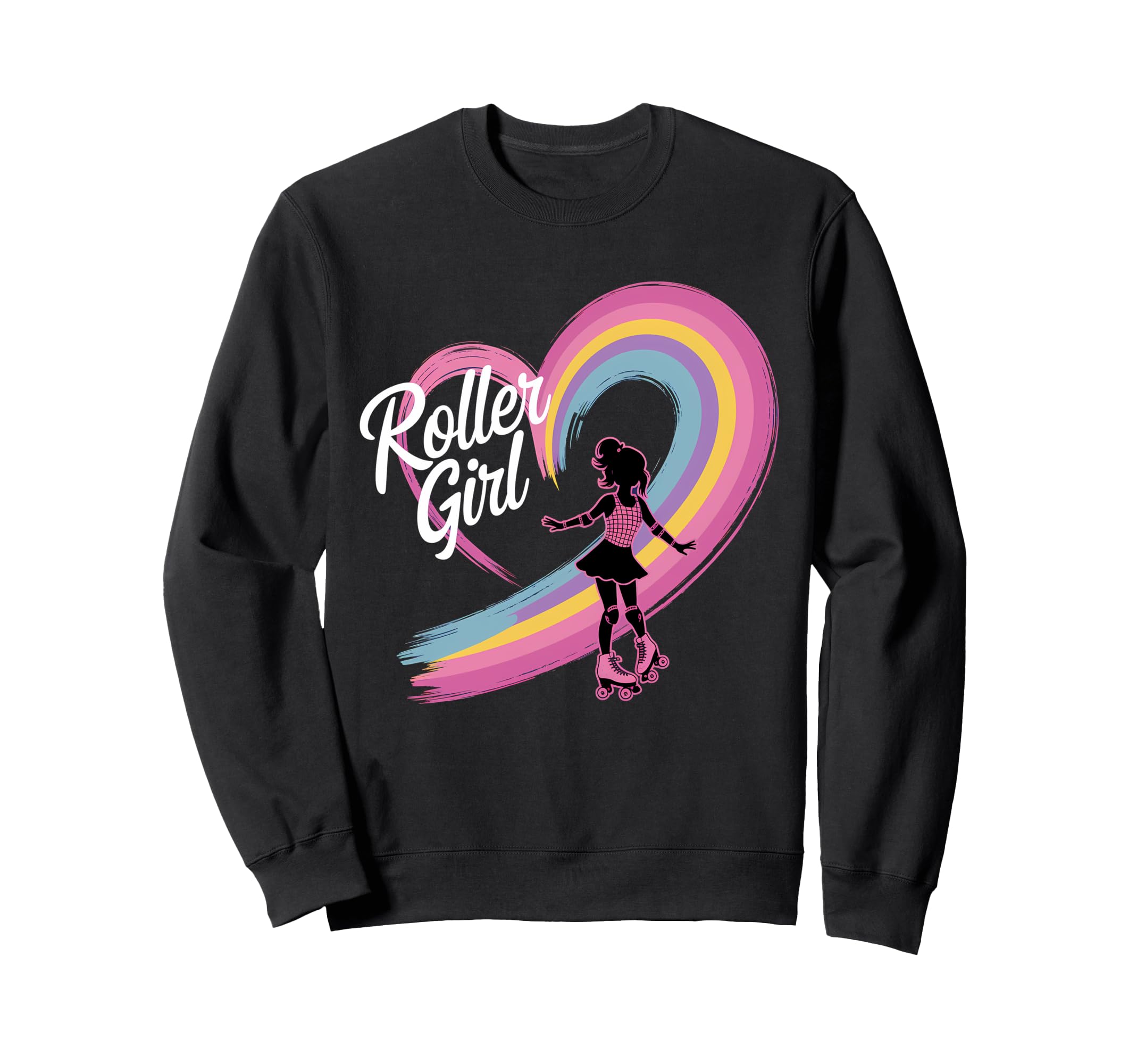 Roller Skating 70S 80S Roller Skates Sweatshirt - Aesthetic Graphic Unisex - T-Shirt, Sweatshirt, Hoodie
