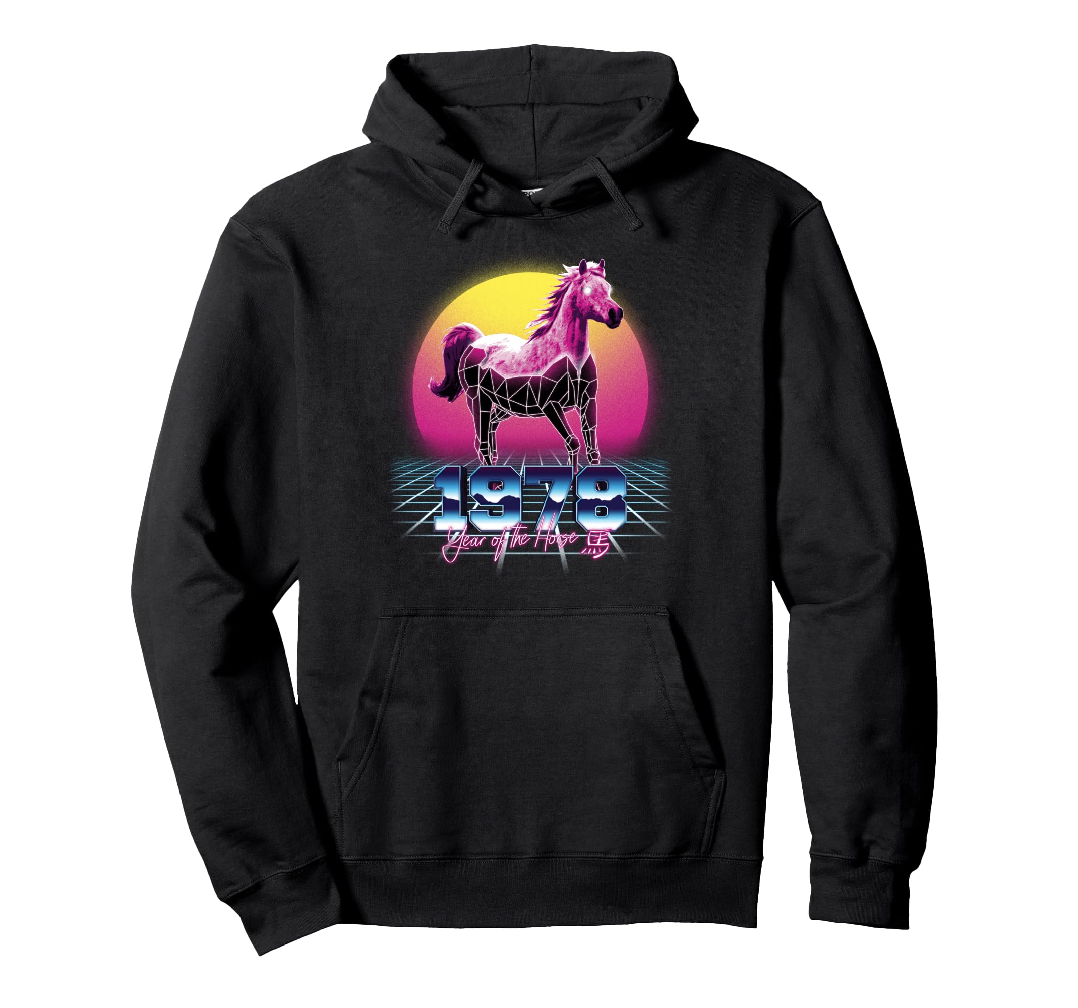 1978 Year Horse 80S Chinese Zodiac Hoodie - Streetwear Style Men Women - T-Shirt, Sweatshirt, Hoodie