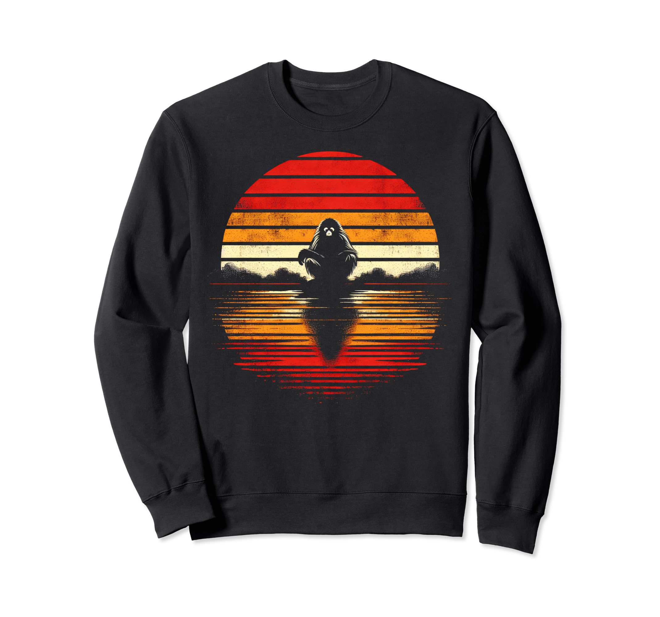Spider Monkey Sunset Safari 70S Sweatshirt - Custom Art Print Unisex - T-Shirt, Sweatshirt, Hoodie