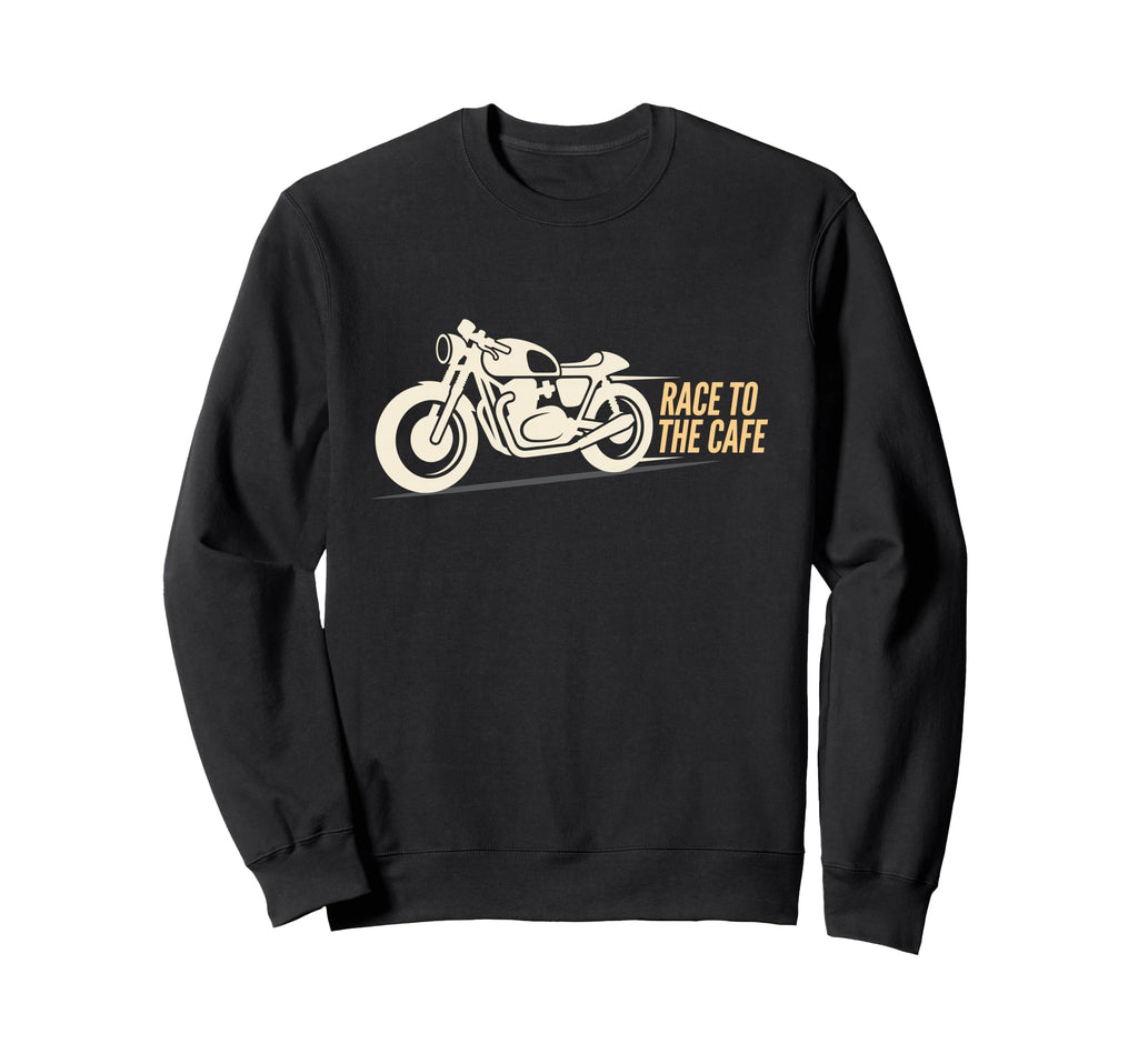 Cafe Racer Motorcycle Cafe Racer Sweatshirt - Unique Graphic for Adults - T-Shirt, Sweatshirt, Hoodie
