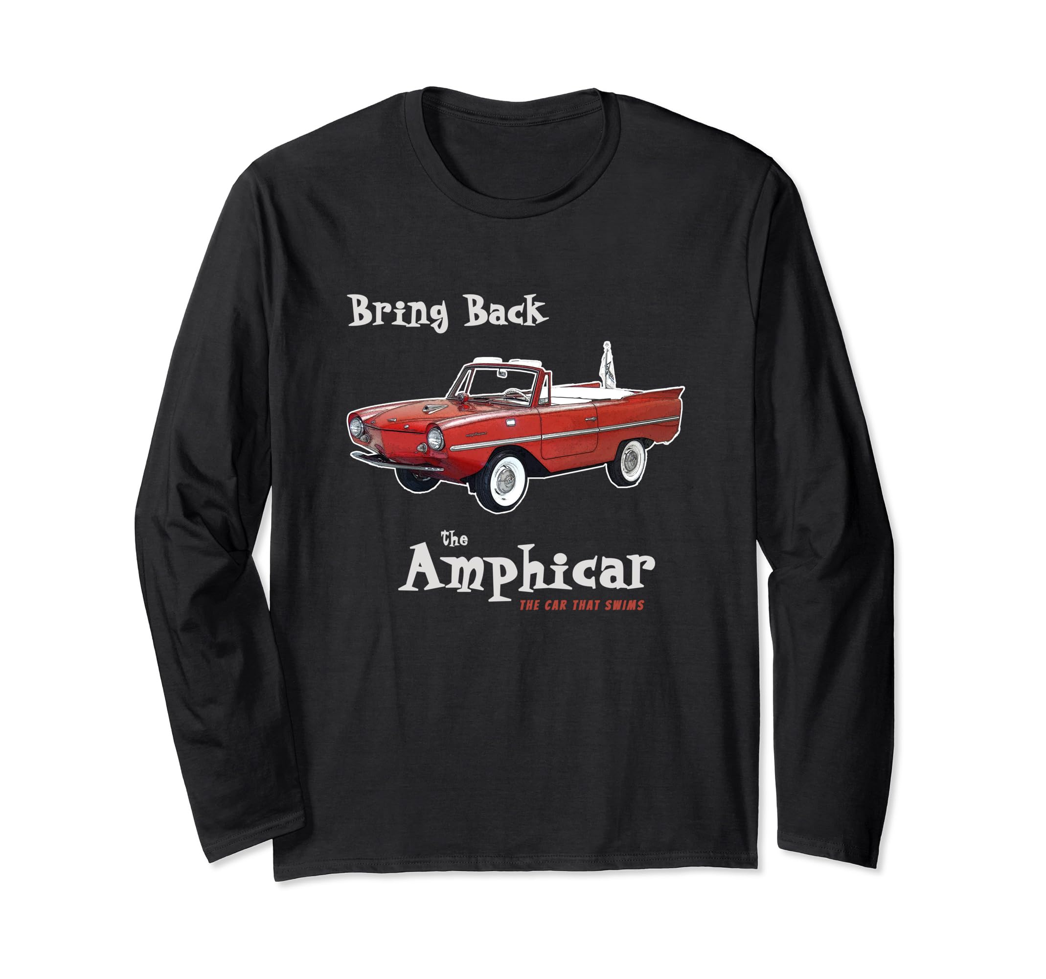 Bring Back Amphicar Car That Swims T-Shirt - Minimalist Print Men Women - T-Shirt, Sweatshirt, Hoodie