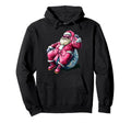 Coquette Bow Santa Santa Claus Disco Ball Hoodie - Streetwear Style Unisex - T-Shirt, Sweatshirt, Hoodie