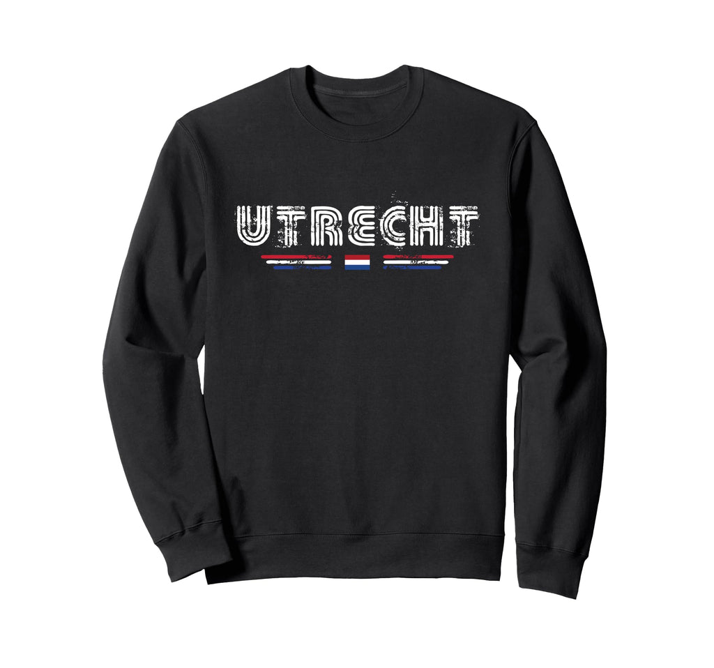 Utrecht Netherlands 70S 80S Type Sweatshirt - Aesthetic Graphic Unisex - T-Shirt, Sweatshirt, Hoodie
