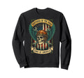 Biker Skull Mechanic American Sweatshirt - Fun Novelty Design for Adults - T-Shirt, Sweatshirt, Hoodie