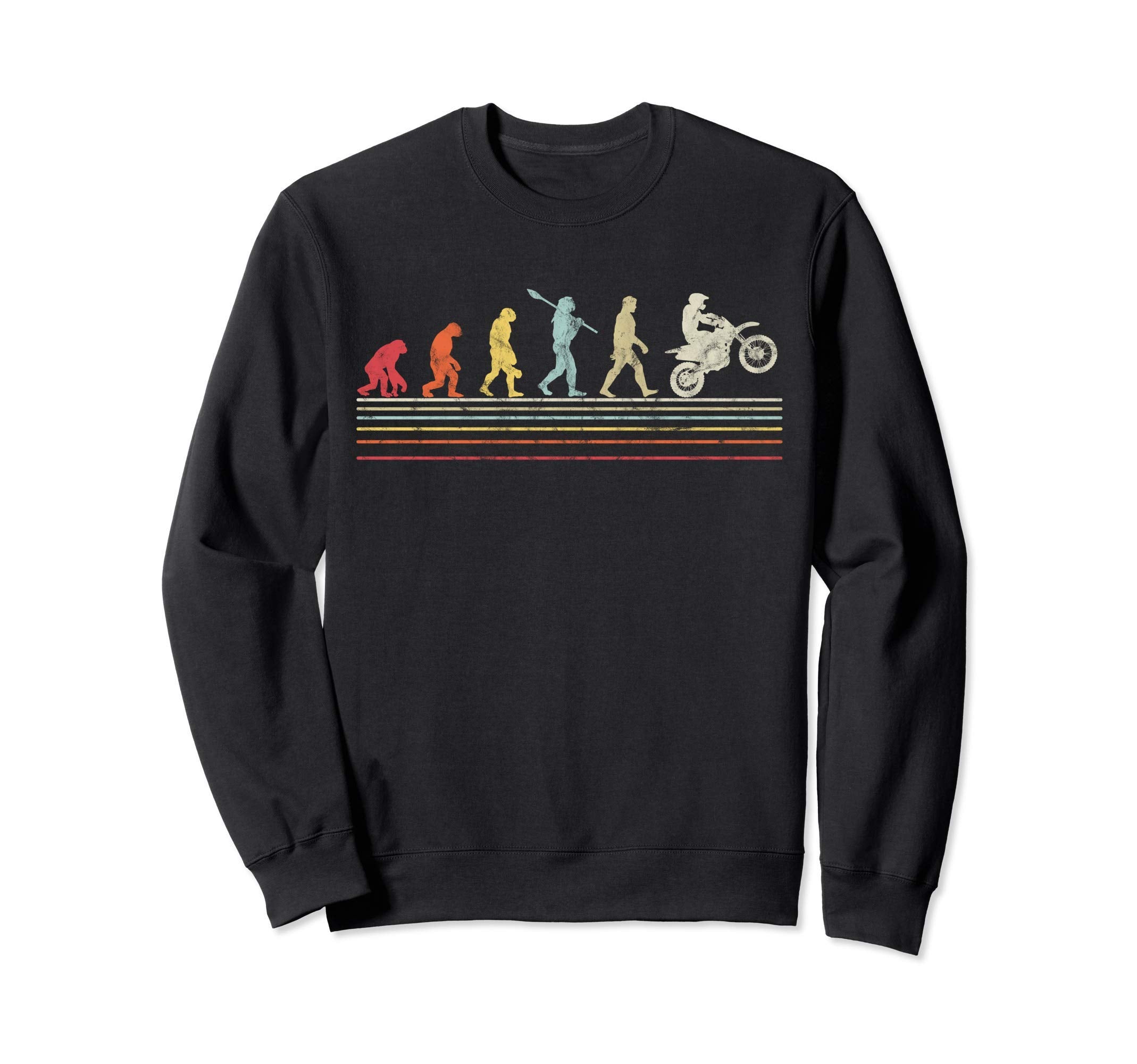 Evolution Motorcycle Sweatshirt - Casual Everyday Wear Unisex - T-Shirt, Sweatshirt, Hoodie