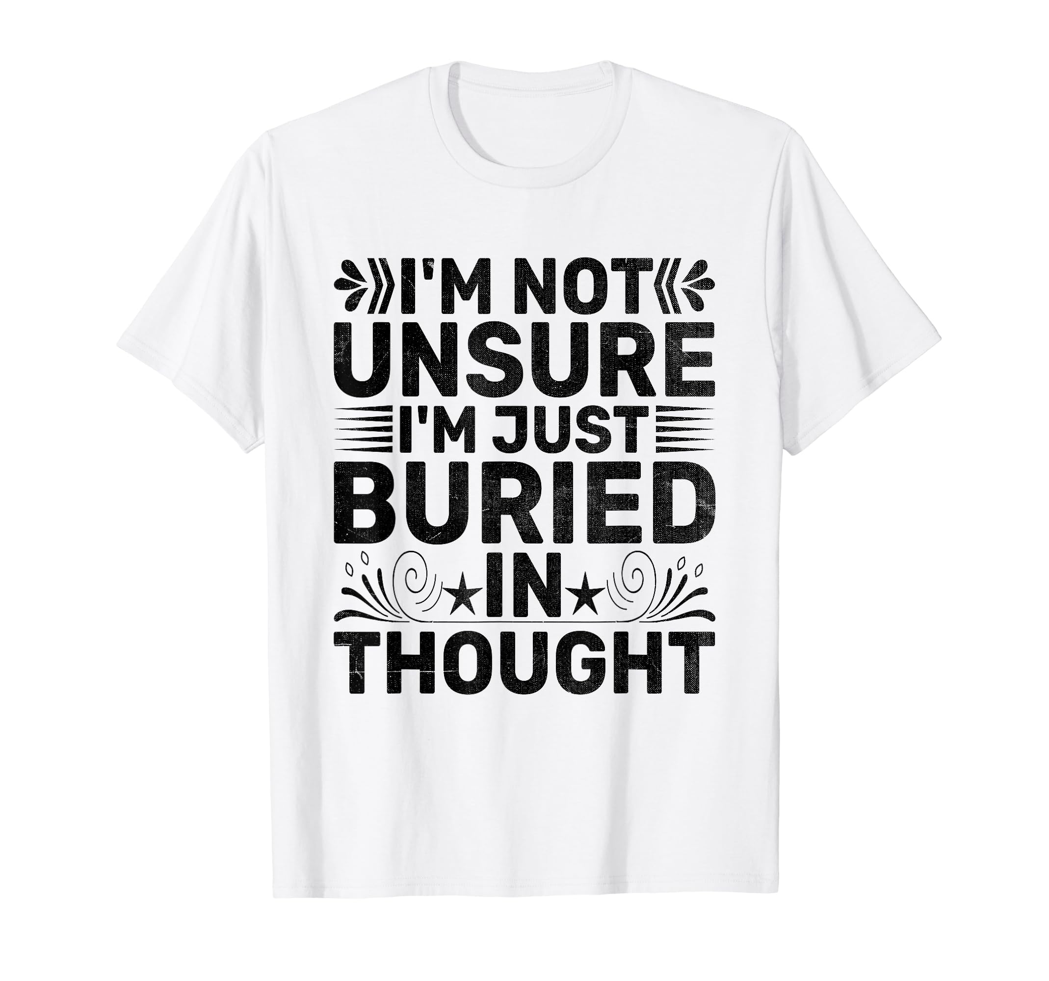 Overthinking Overthinker Funny T-Shirt - Minimalist Print Men Women - T-Shirt, Sweatshirt, Hoodie