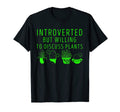 Introverted But Willing To Discuss T-Shirt - Aesthetic Graphic Unisex - T-Shirt, Sweatshirt, Hoodie