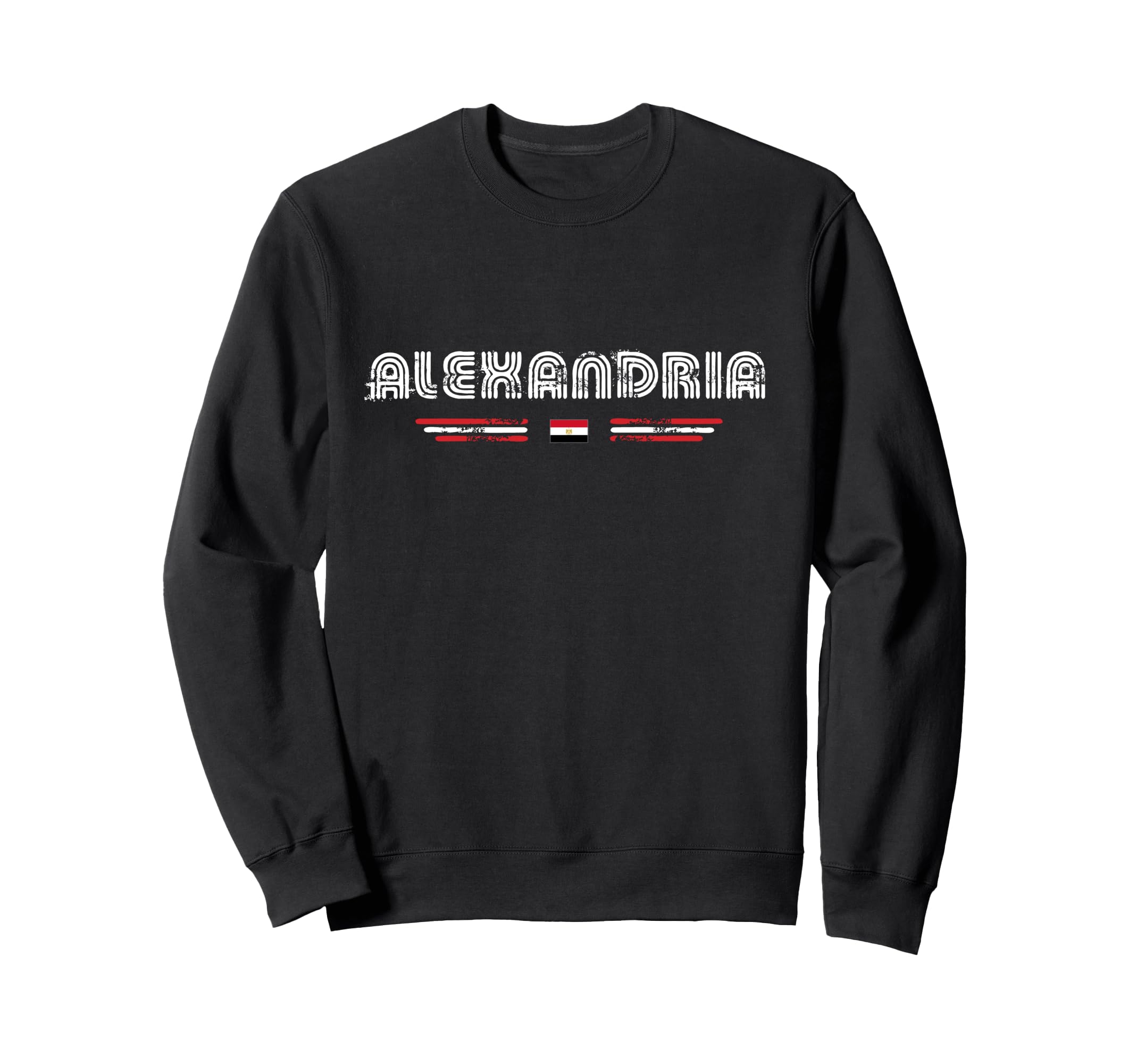 Alexandria Egypt 70S 80S Type Sweatshirt - Fun Novelty Design Unisex - T-Shirt, Sweatshirt, Hoodie