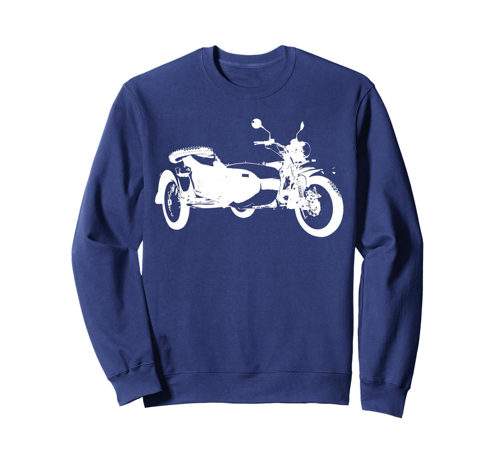 Sidecar Motorcycle 3 Wheel Motorbike Sweatshirt - Trendy Graphic for Adults - T-Shirt, Sweatshirt, Hoodie