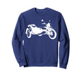 Sidecar Motorcycle 3 Wheel Motorbike Sweatshirt - Trendy Graphic for Adults - T-Shirt, Sweatshirt, Hoodie