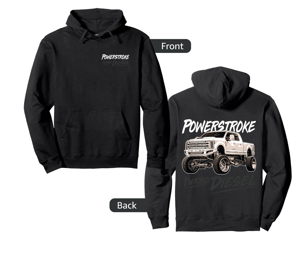 Diesel Power Stroke Coal Rolling Hoodie - Casual Everyday Wear for Adults - T-Shirt, Sweatshirt, Hoodie