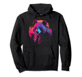 Panda Vaporwave Aesthetic Synthwave Hoodie - Fun Novelty Design Men Women - T-Shirt, Sweatshirt, Hoodie