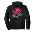 Rodeo White Howdy Western Cowboy Hat Hoodie - Custom Art Print Men Women - T-Shirt, Sweatshirt, Hoodie