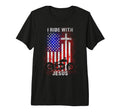 Motorcycle Gifting Ideas Usa Flag Faith T-Shirt - Unique Graphic Unisex - T-Shirt, Sweatshirt, Hoodie