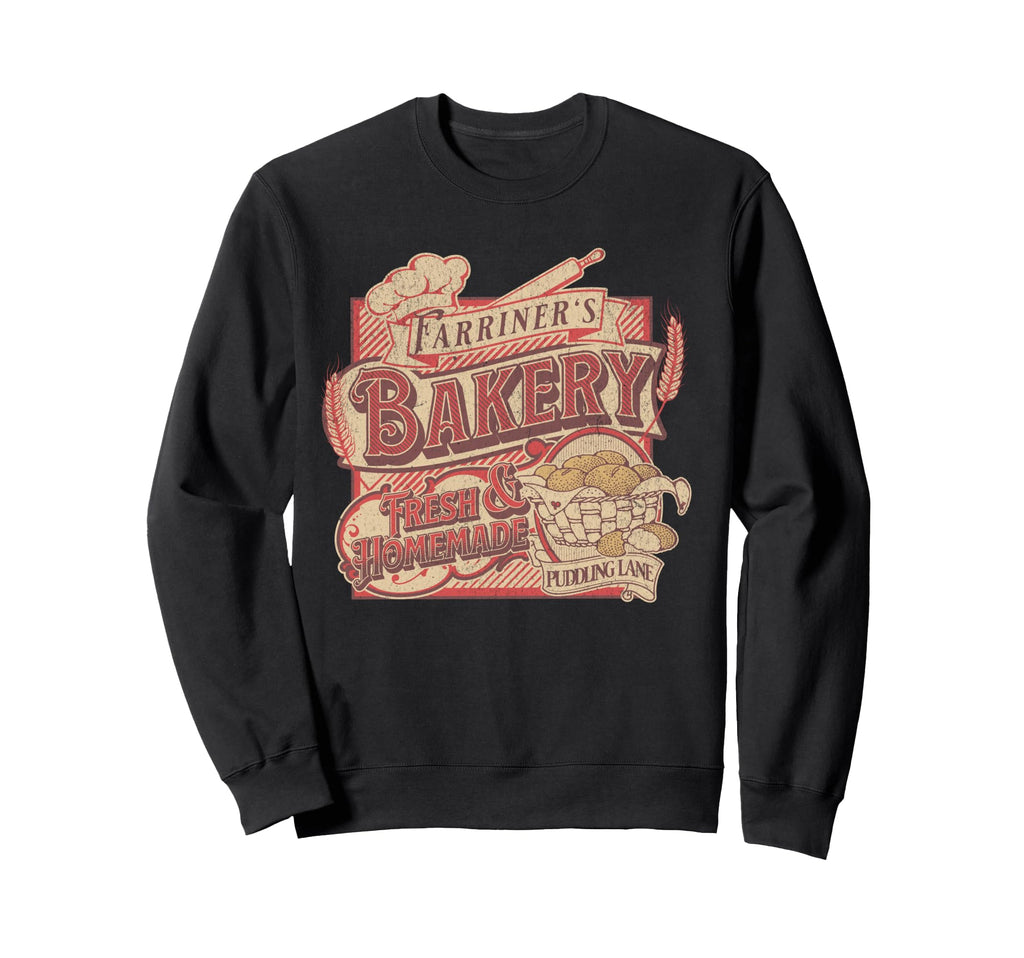 Farriners Bakery Pudding Lane Sweatshirt - Custom Art Print Men Women - T-Shirt, Sweatshirt, Hoodie