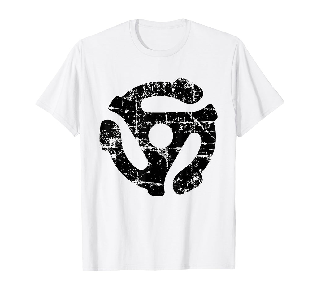 45 Rpm Vinyl Record Adapter T-Shirt - Casual Everyday Wear for Adults - T-Shirt, Sweatshirt, Hoodie