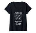 Womens Antisocial Butterfly Club T-Shirt - Novelty Apparel Men Women - T-Shirt, Sweatshirt, Hoodie