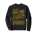 Challenge Motorcycle Race Distressed Sweatshirt - Novelty Apparel Unisex - T-Shirt, Sweatshirt, Hoodie