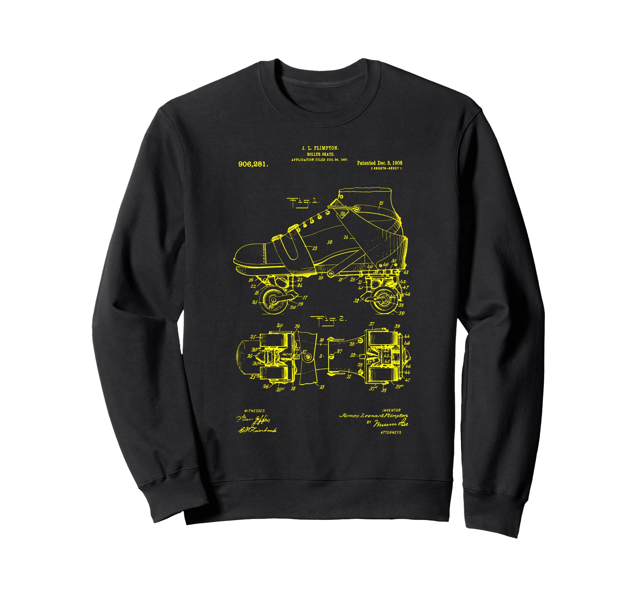 Roller Skate Roller Derby Sweatshirt - Casual Everyday Wear for Adults - T-Shirt, Sweatshirt, Hoodie