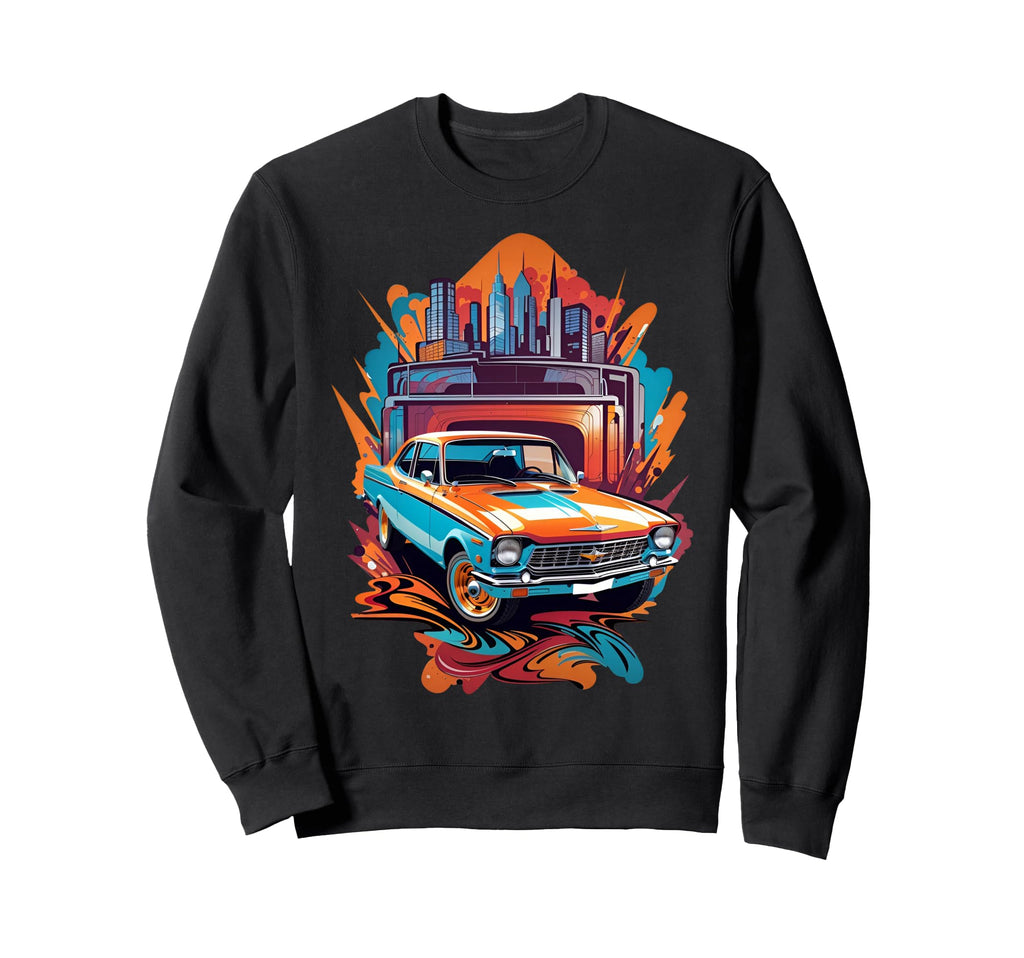 Cars Old Car Sweatshirt - Fun Novelty Design Men Women - T-Shirt, Sweatshirt, Hoodie