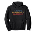 Happy Birthday Jasmine Personalized Name Hoodie - Graphic Print Men Women - T-Shirt, Sweatshirt, Hoodie