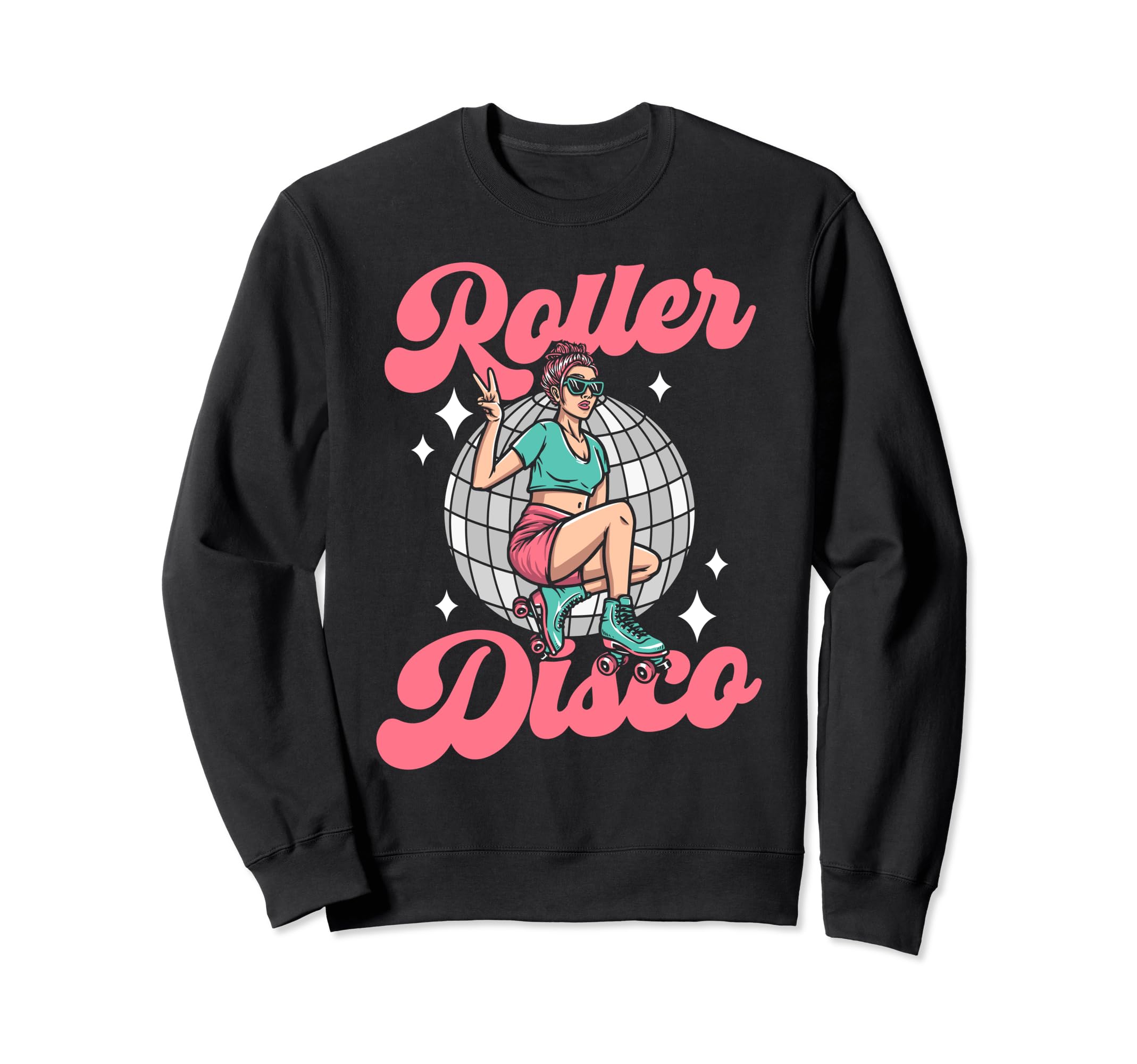 Roller Skating Skate 1970S Roller Sweatshirt - Custom Art Print for Adults - T-Shirt, Sweatshirt, Hoodie