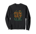 Fun Guy Mushroom Typography Sweatshirt - Minimalist Print for Adults - T-Shirt, Sweatshirt, Hoodie