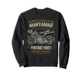 Brians Garage Motorcycle Sweatshirt - Casual Everyday Wear Men Women - T-Shirt, Sweatshirt, Hoodie