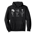 Subtle Flowers Freesia Dandelion Thistle Hoodie - Graphic Print Unisex - T-Shirt, Sweatshirt, Hoodie