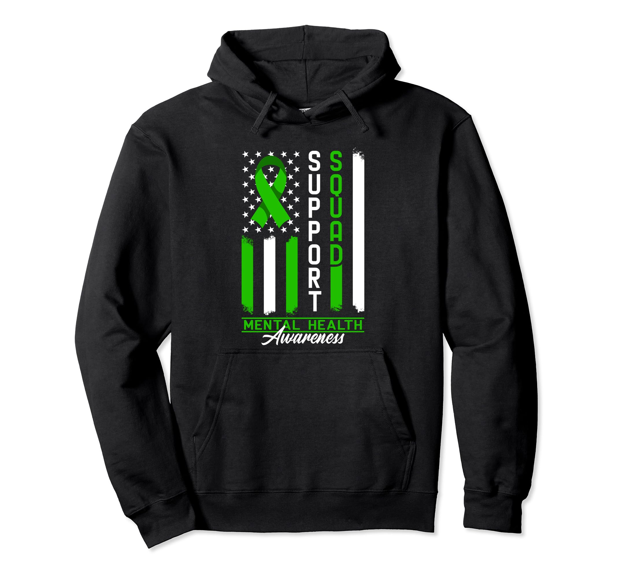 Support Awareness Squad I Depression Hoodie - Graphic Print for Adults - T-Shirt, Sweatshirt, Hoodie