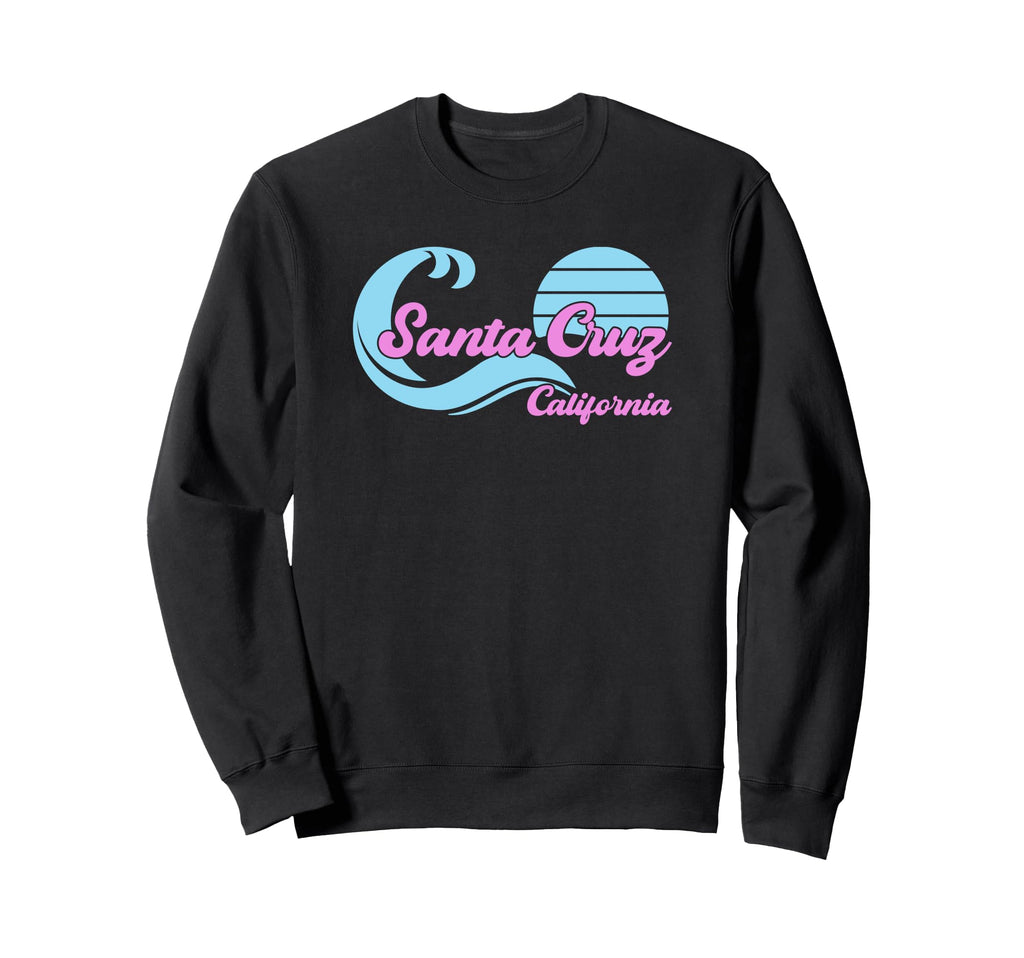 Santa Cruz California Sunset Sweatshirt - Unique Graphic Men Women - T-Shirt, Sweatshirt, Hoodie