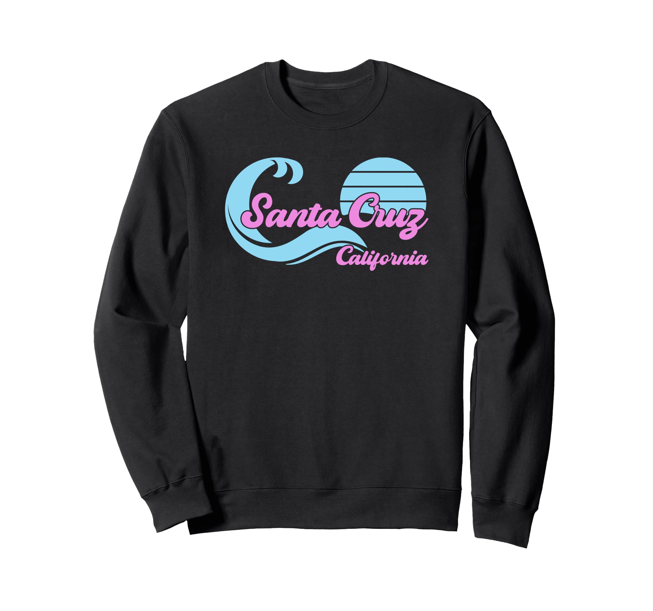 Santa Cruz California Sunset Sweatshirt - Unique Graphic Men Women - T-Shirt, Sweatshirt, Hoodie