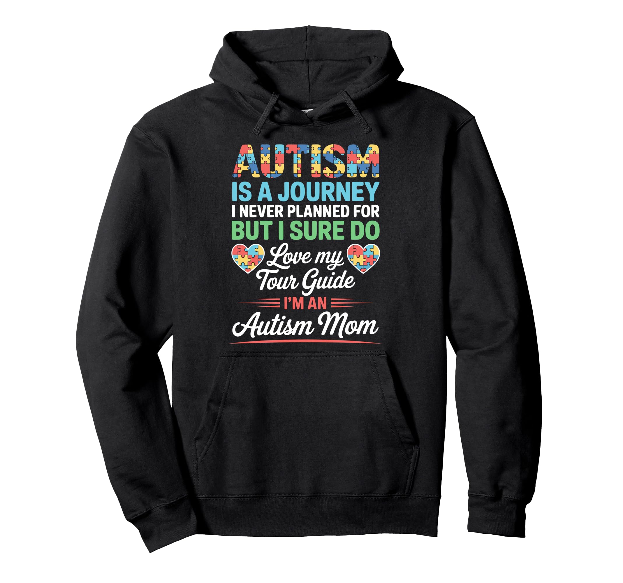 Autism Mom Mother Autistic Child Hoodie - Minimalist Print Men Women - T-Shirt, Sweatshirt, Hoodie