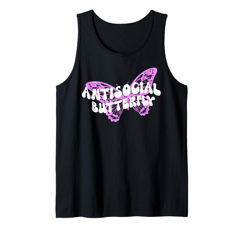 Antisocial Butterfly Funny Butterfly Sweatshirt - Trendy Graphic Unisex - T-Shirt, Sweatshirt, Hoodie